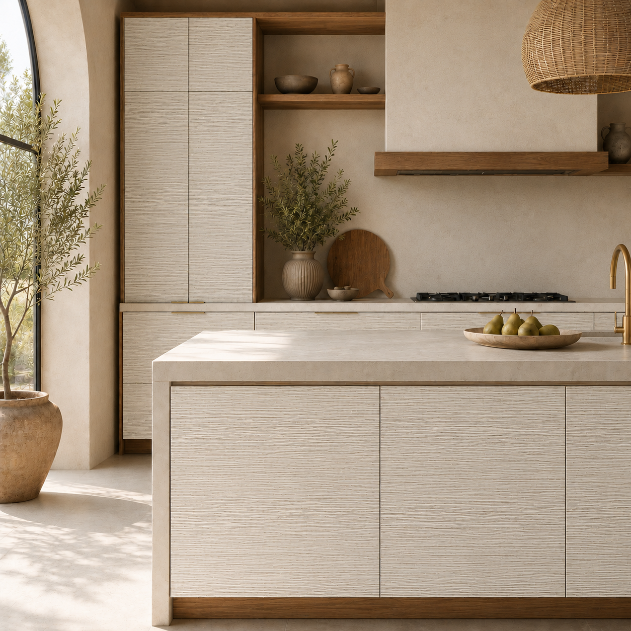 Vinilo Textil Champagne Linen
