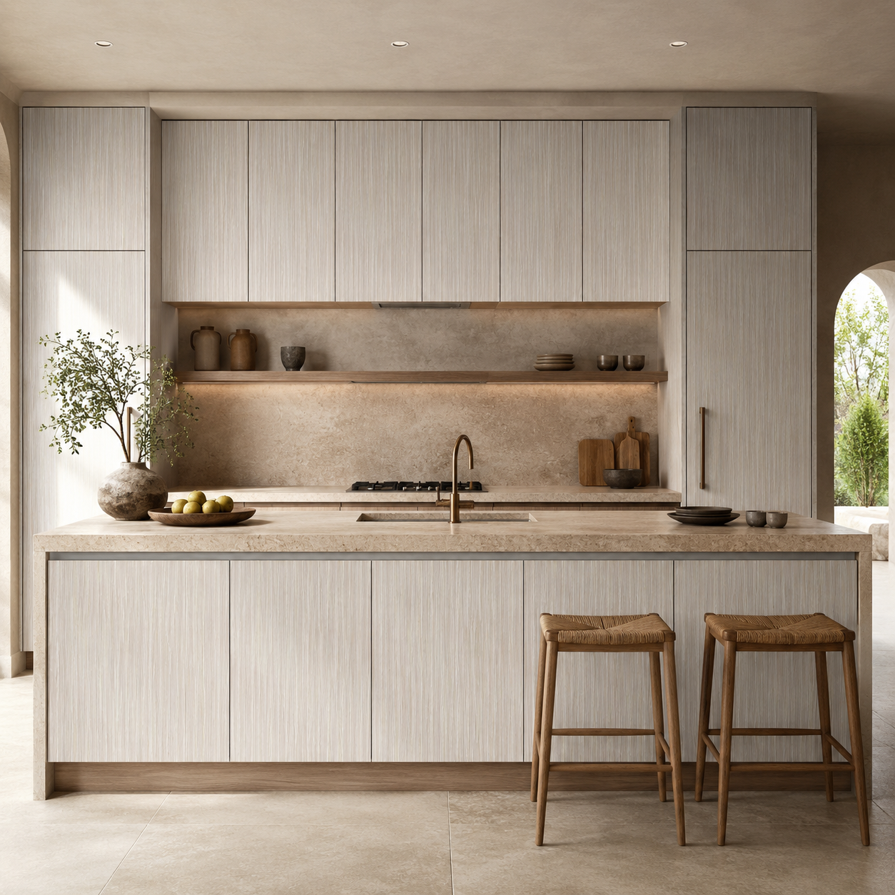Vinilo Textil Ivory Canvas