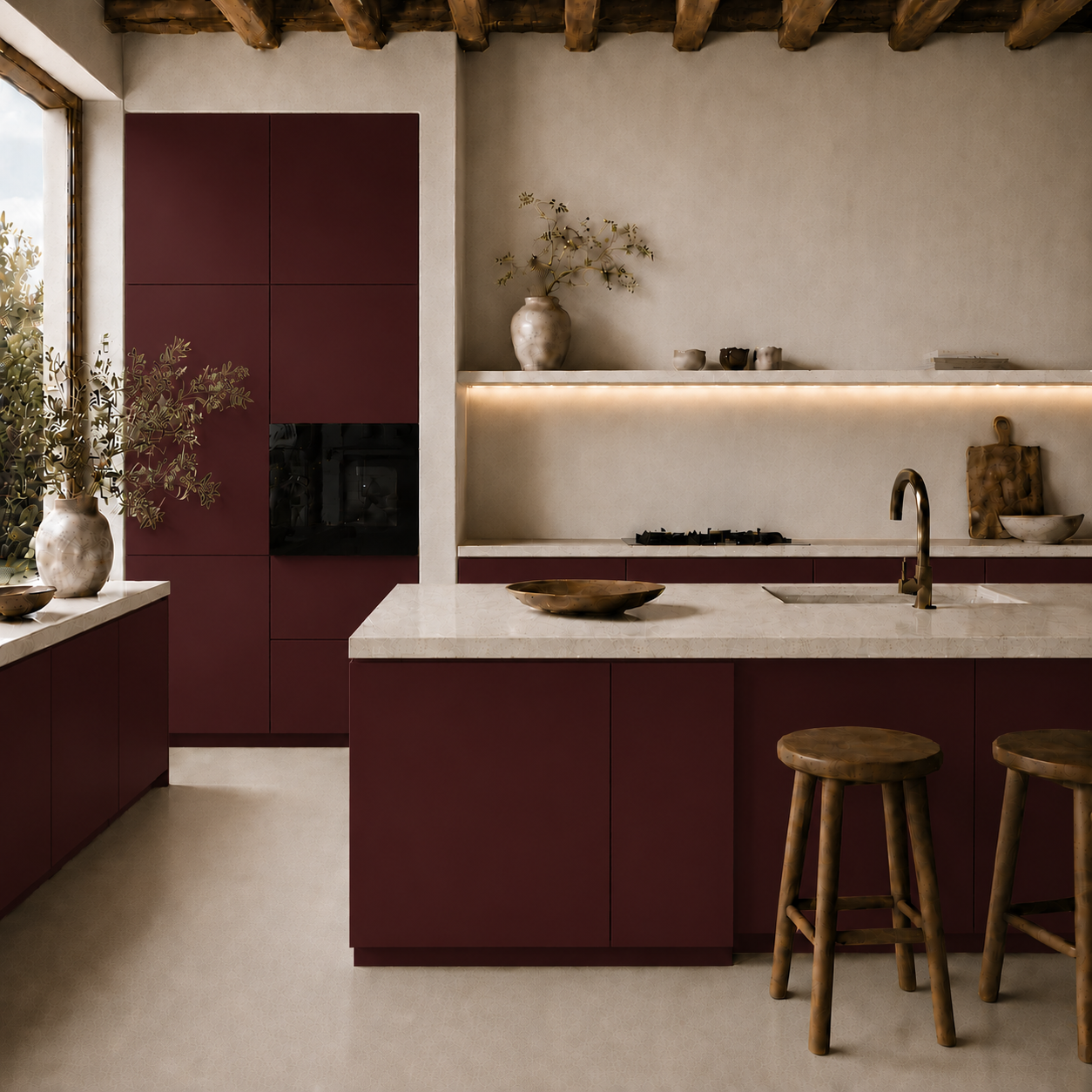 Vinilo Color Merlot