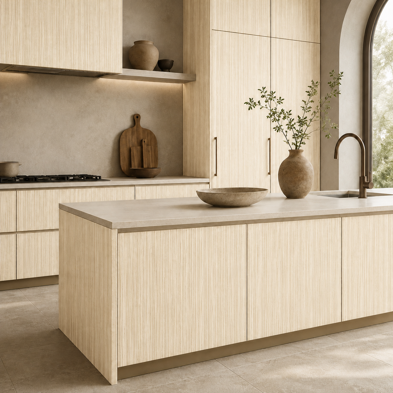 Vinilo Textil White Dune